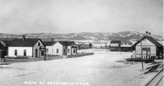 Town of Jefferson Colorado Early 1900s