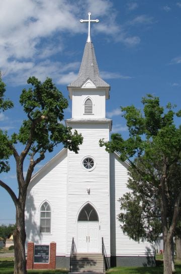 image of luthern church in sugar city