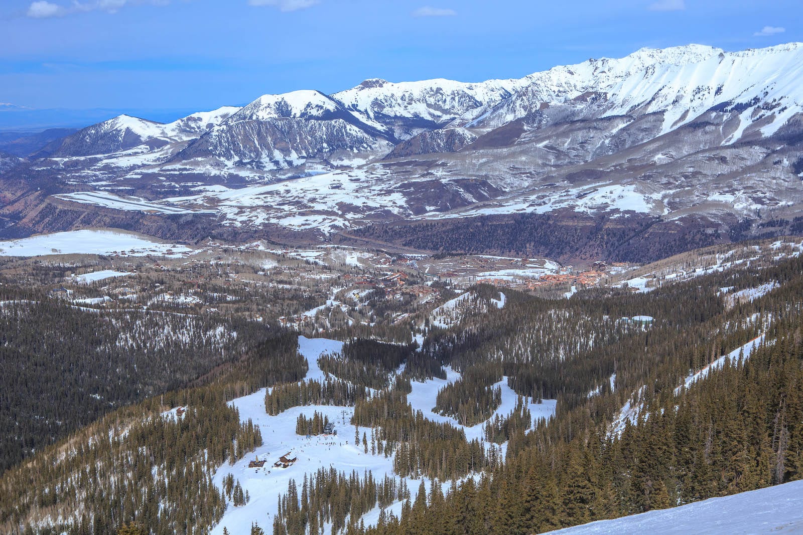 Resor Ski Telluride Aerial Colorado