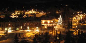 image of breckenridge at Christmas