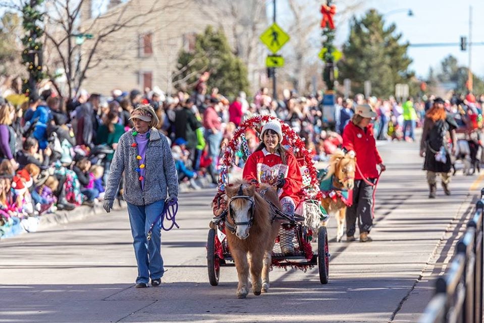 image of christmas carriage parade