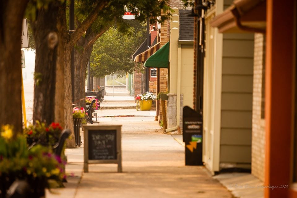 image of downtown Wellington Colorado