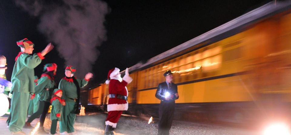 image of polar express train ride
