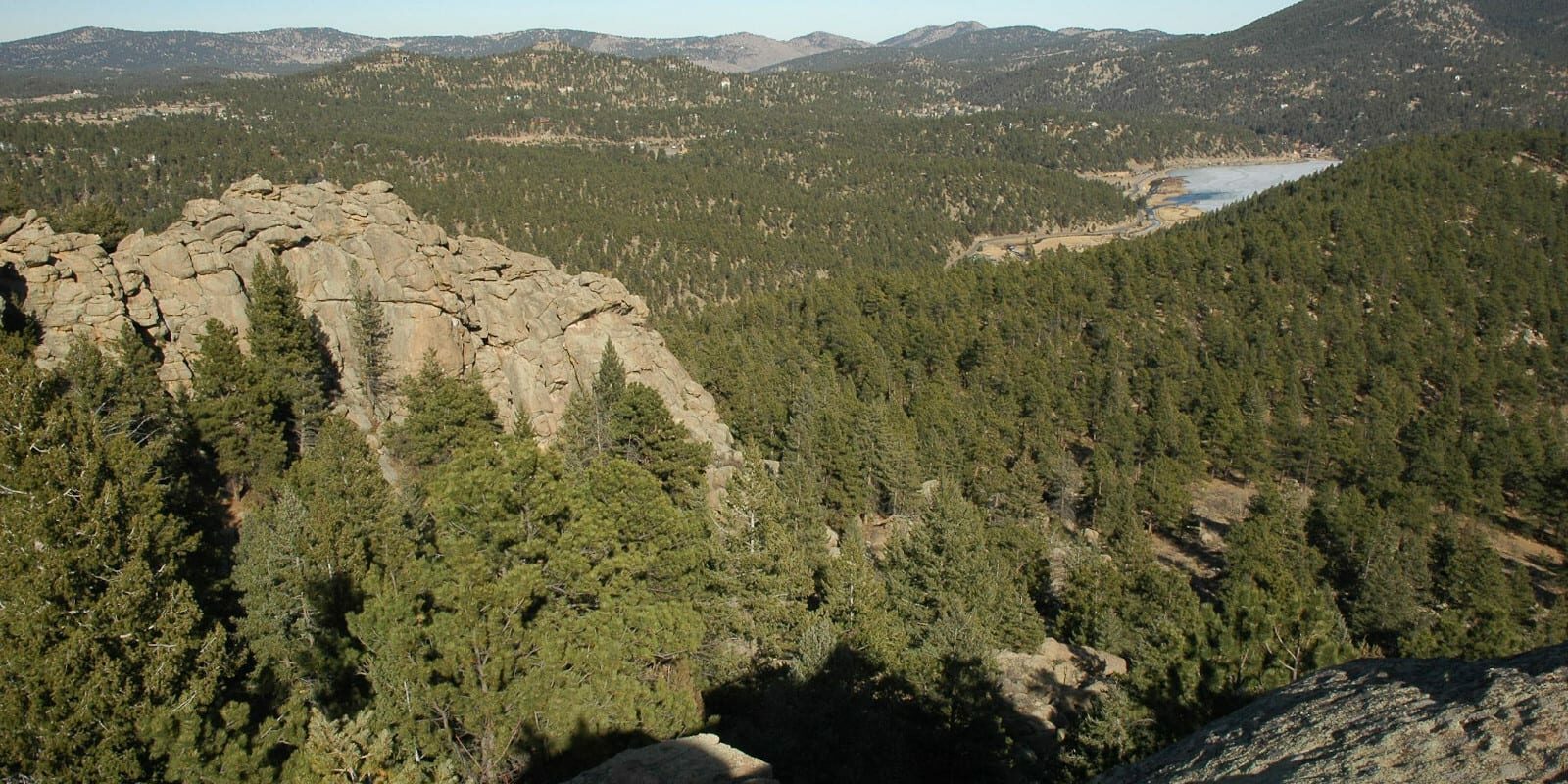 Evergreen, Colorado Forest Aerial View