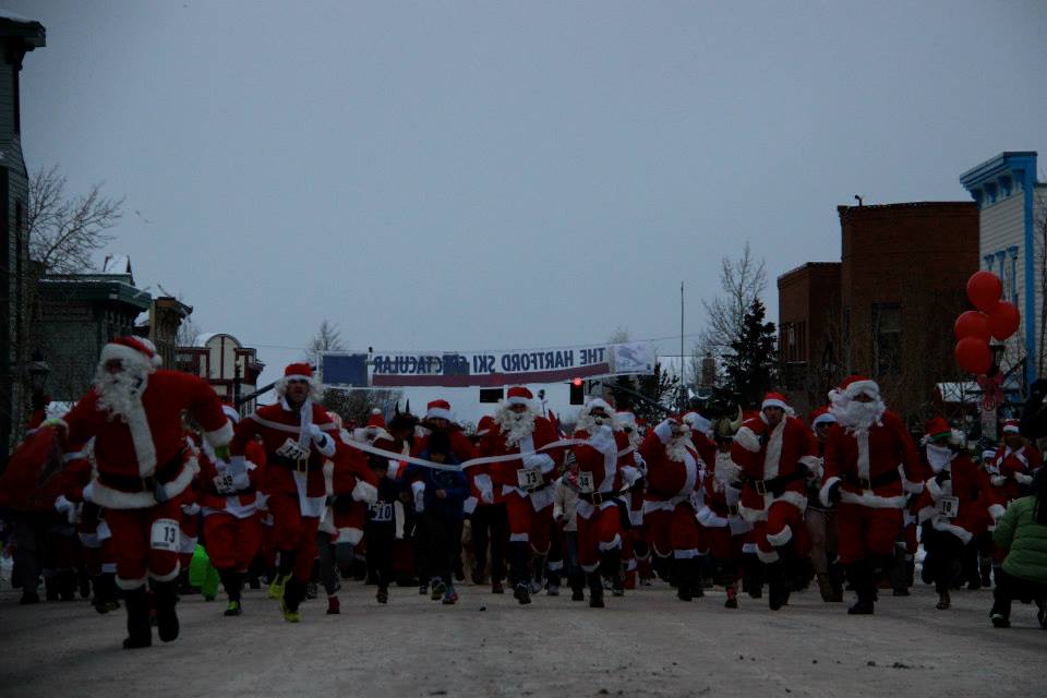 gambar santa run di Breckenridge 