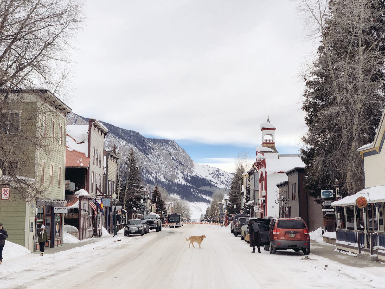 Elk Avenue in Crested Butte, Colorado