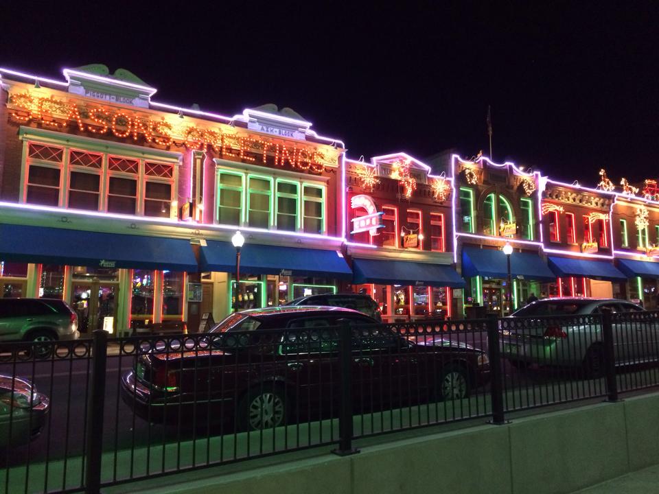 image of cripple creek in Christmas