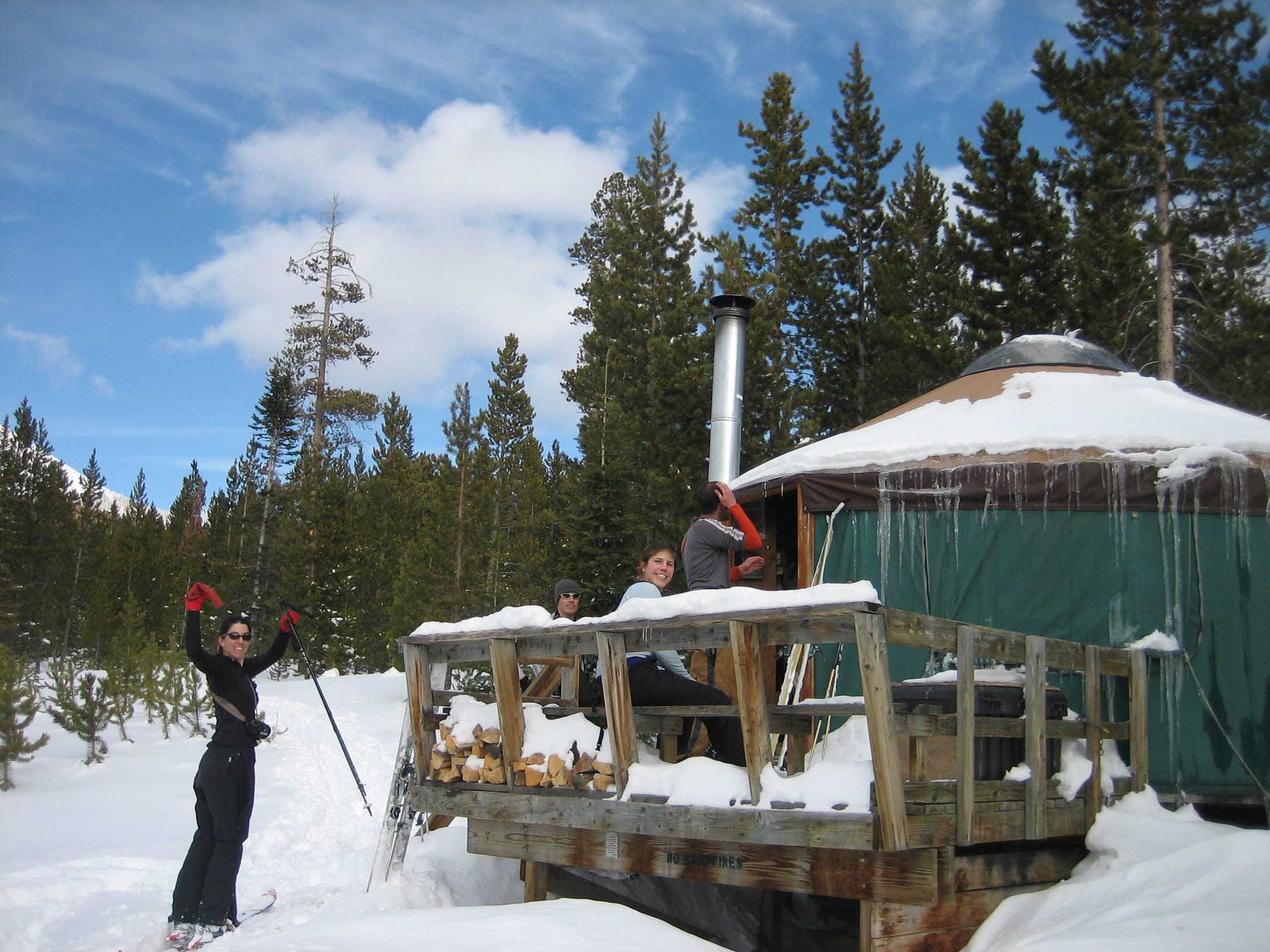 image of yurt in State Forest State Park