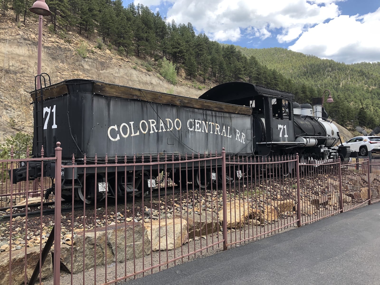 Black Hawk CO Kereta Colorado Central Railroad