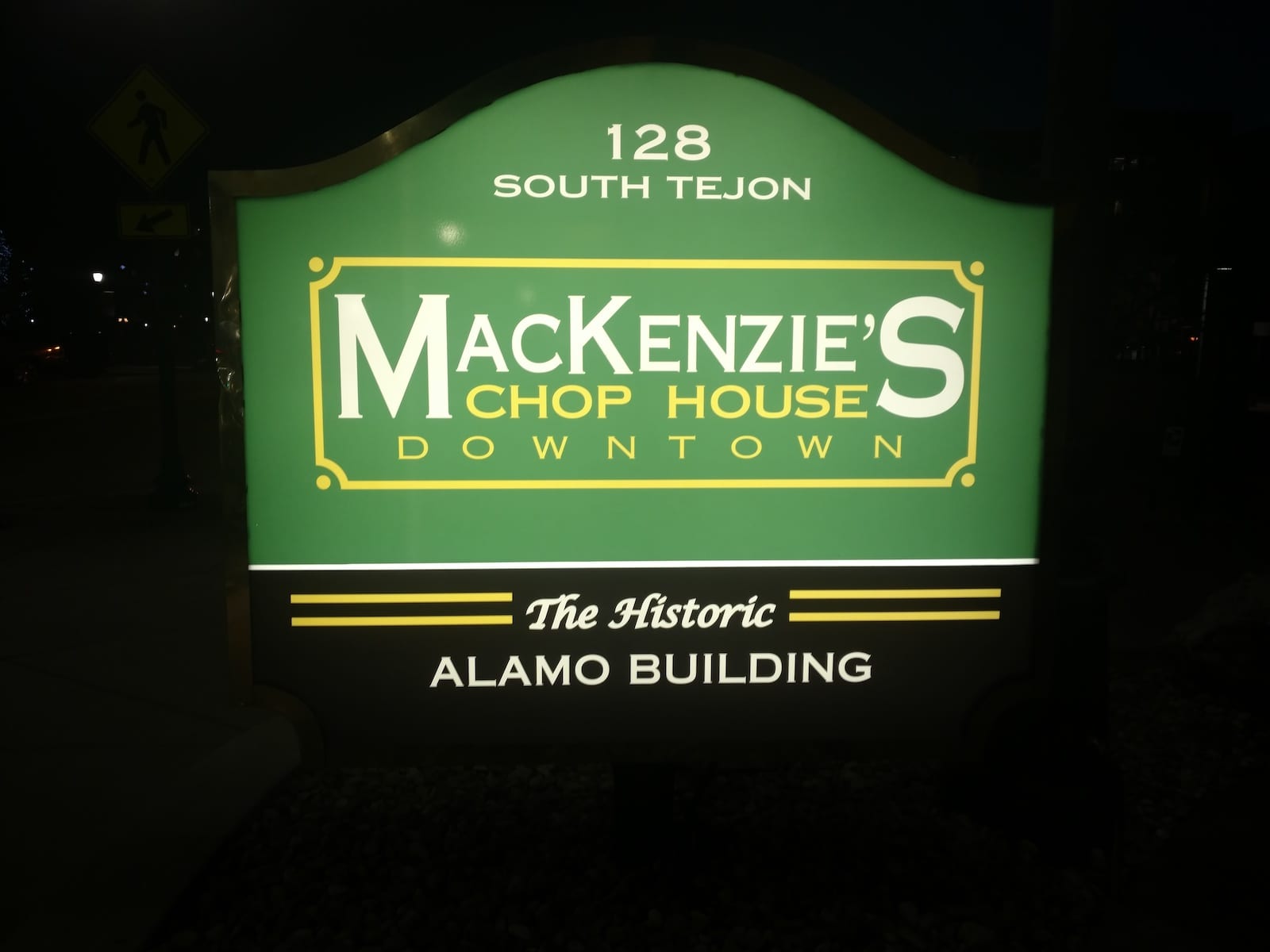 Mackenzie’s Chop House Sign Colorado Springs Fine Dining