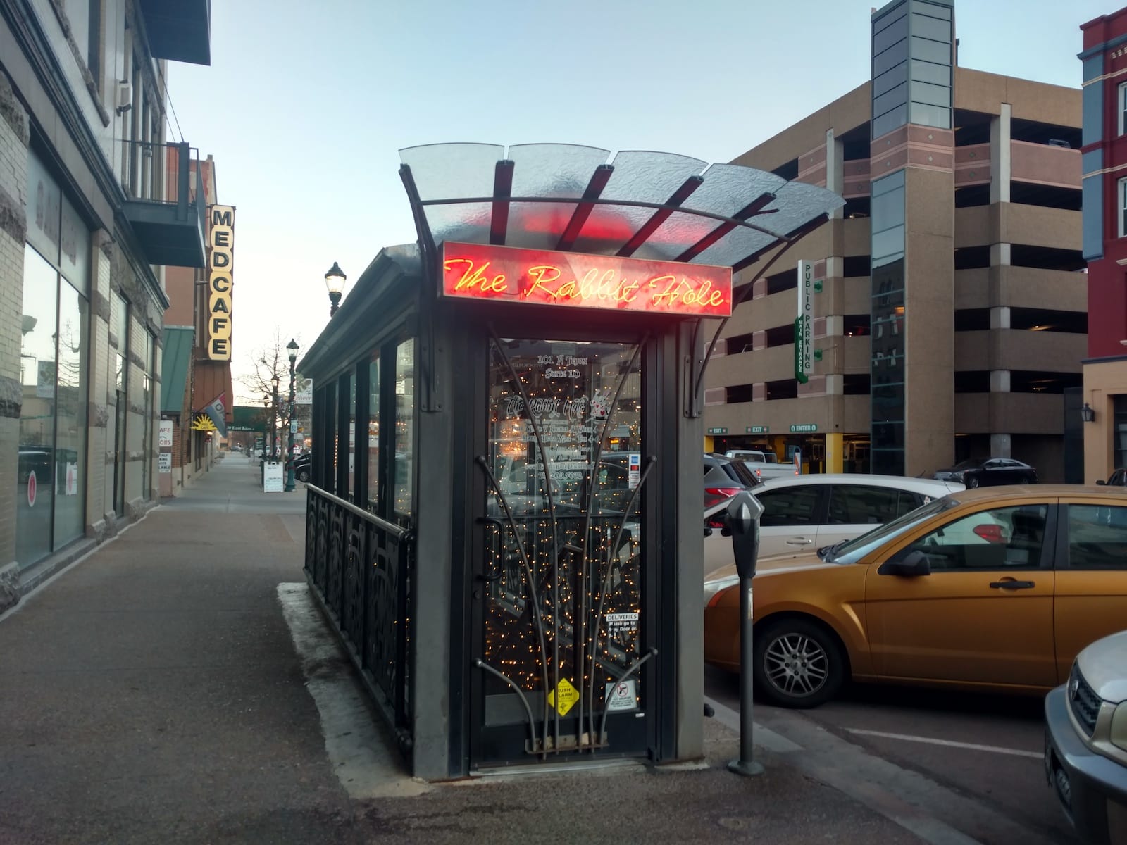 The Rabbit Hole Entrance Colorado Springs Fine Dining