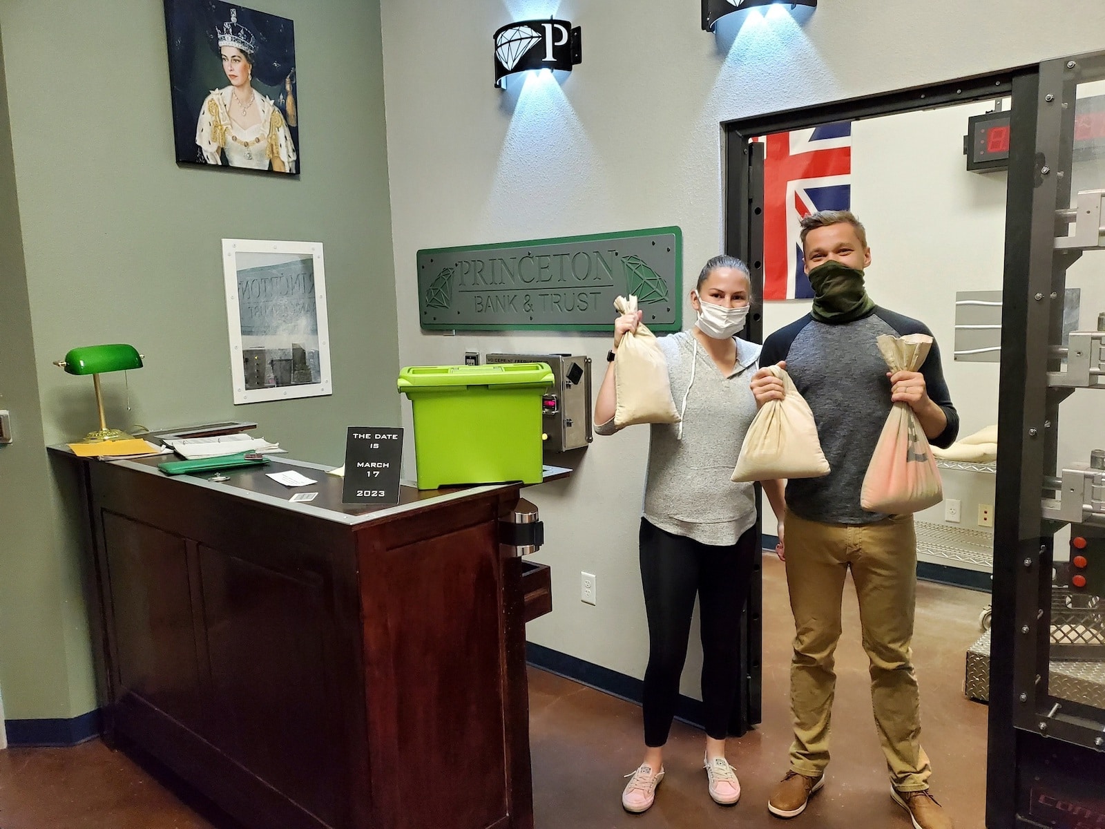 Image of people at ConTRAPtions Escape Rooms in Fort Collins, Colorado