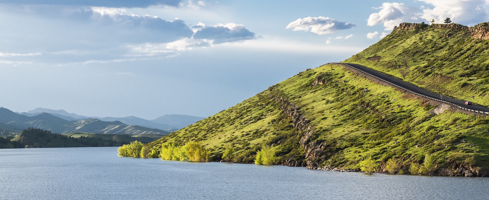 Image of Horsetooth Reservoir in Fort Collins, Colorado