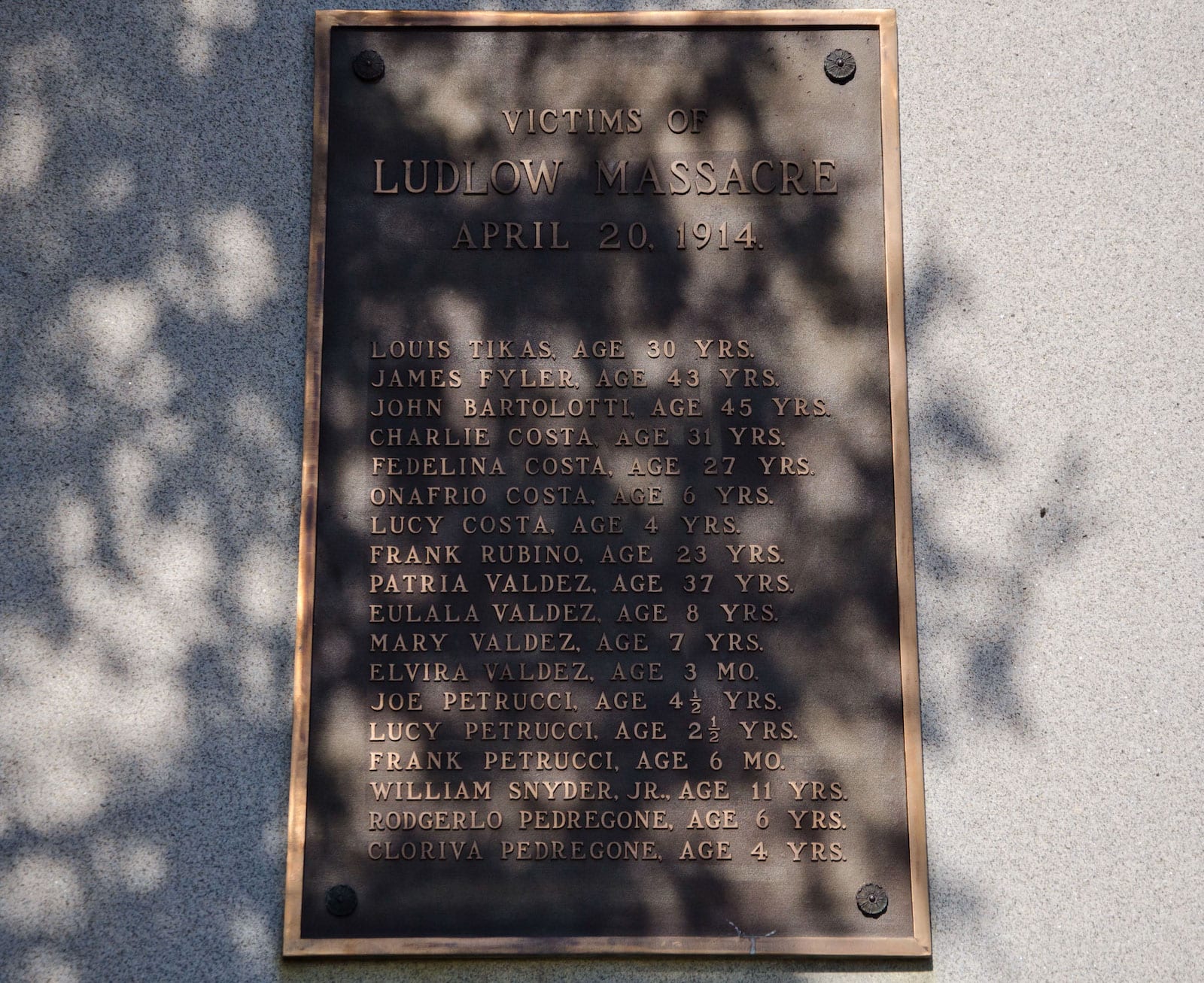 Ludlow Massacre Site Colorado