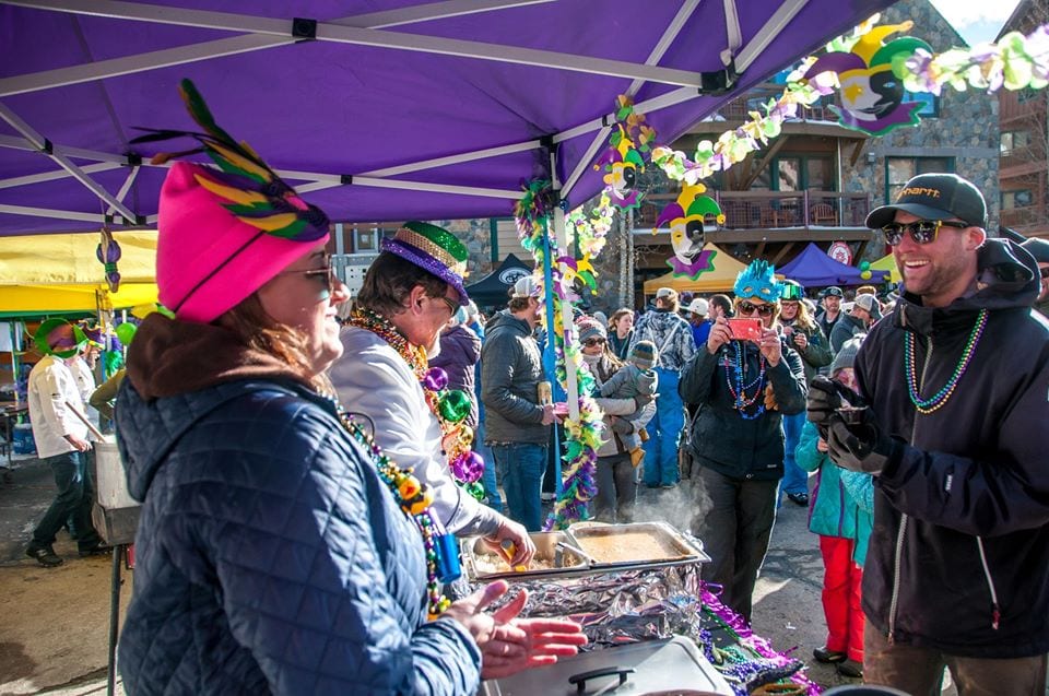 image of mardi gras at Keystone Ski Resort