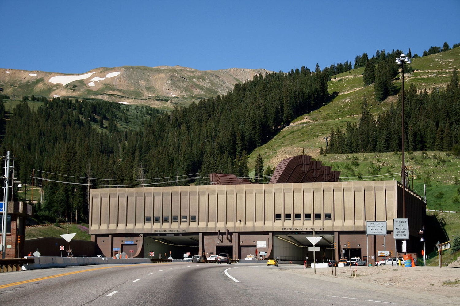 Eisenhower Memorial Tunnel Eastern Portal Colorado