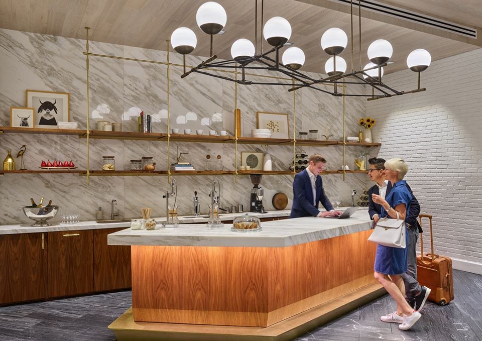 front desk at halcyon hotel denver