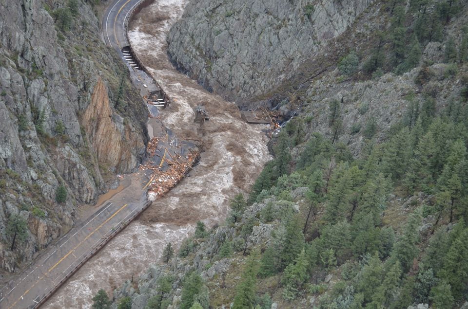 Big Thompson Canyon Dillie Diversion Dam Colorado