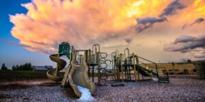 Colorado Springs Weather August Summer Hail Storm Stetson Park