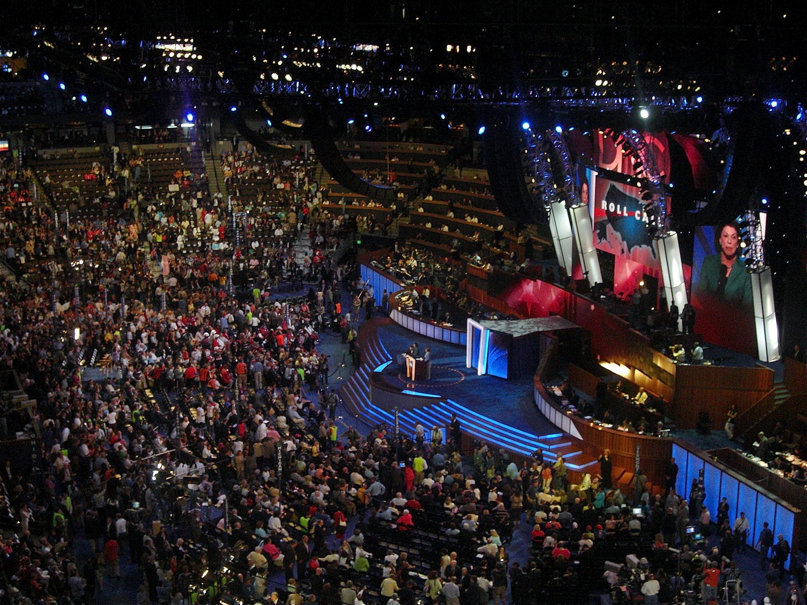 Democratic National Convention Pepsi Center Roll Call 2008