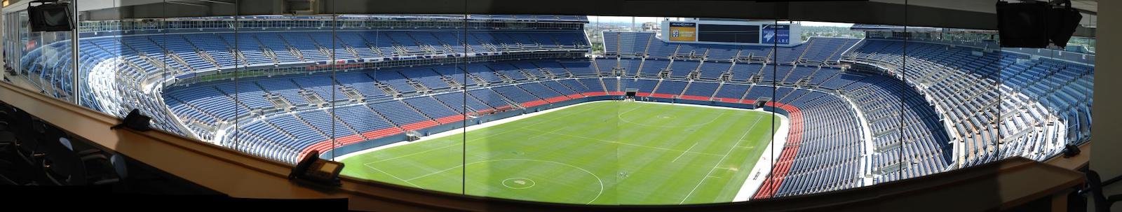 Mile High Stadium Denver CO Press Area View
