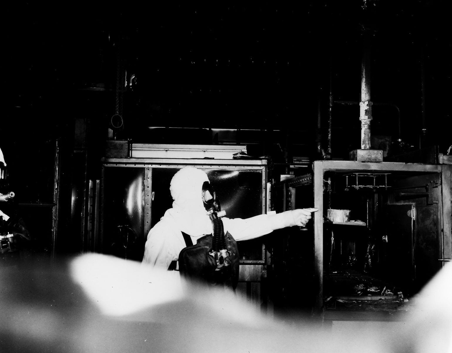 Rocky Flats Glove Box After Fire 1957