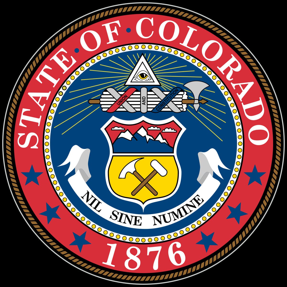 Seal of Colorado 1876