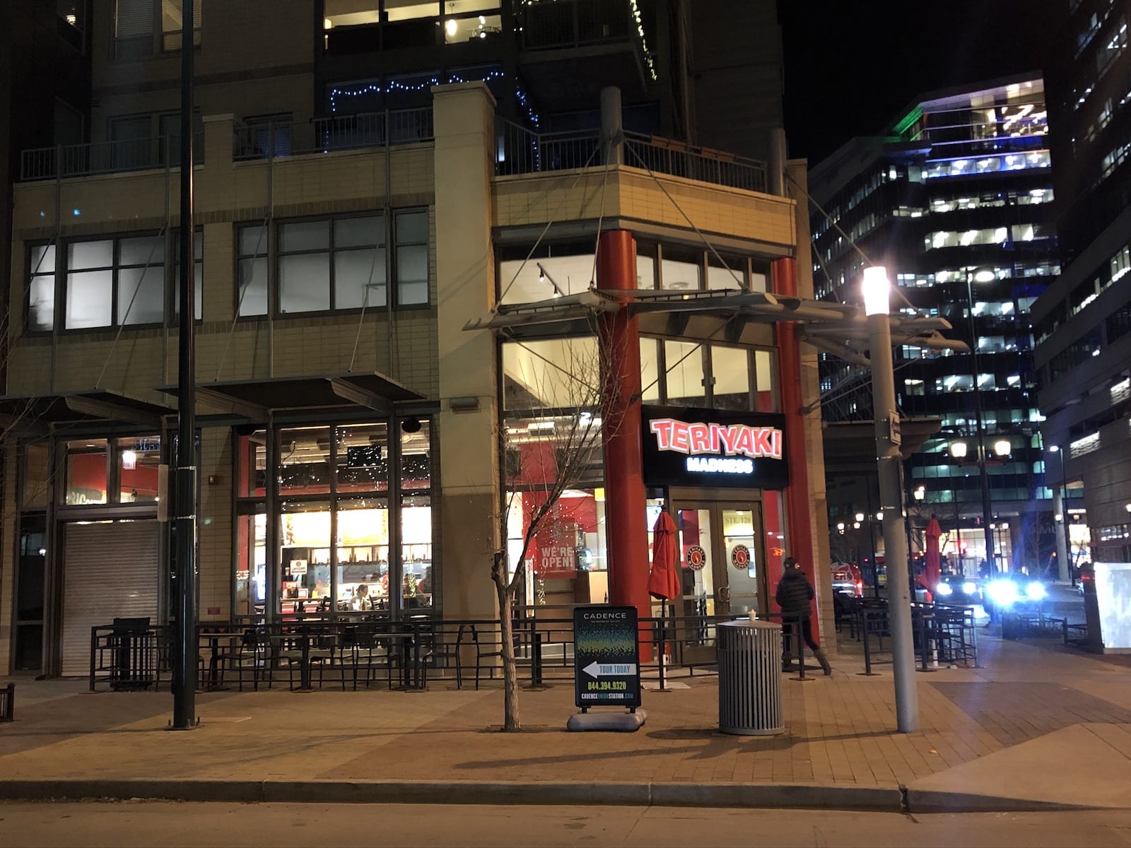 Teriyaki Madness Downtown Denver Exterior Night