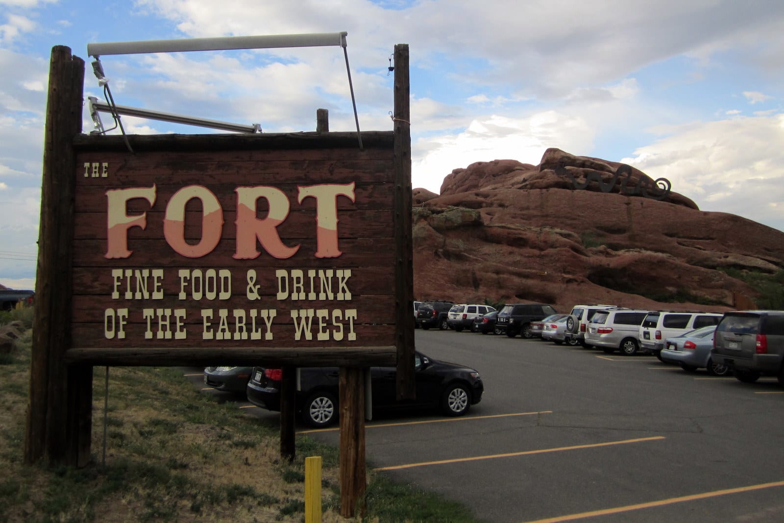 The Fort Restaurant Morrison CO Welcome Sign