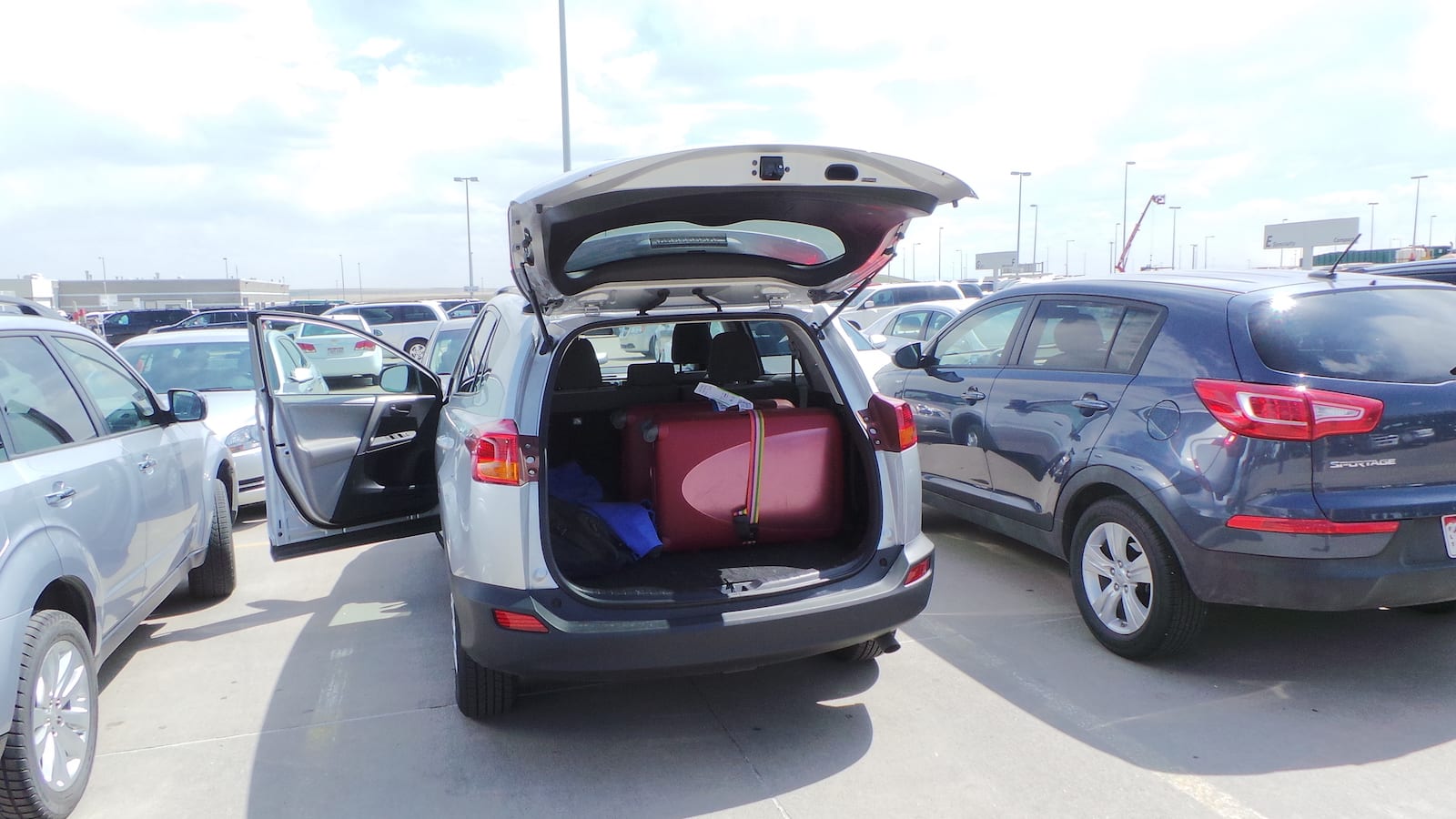 Car Rental Denver Airport Alamo Parking Lot