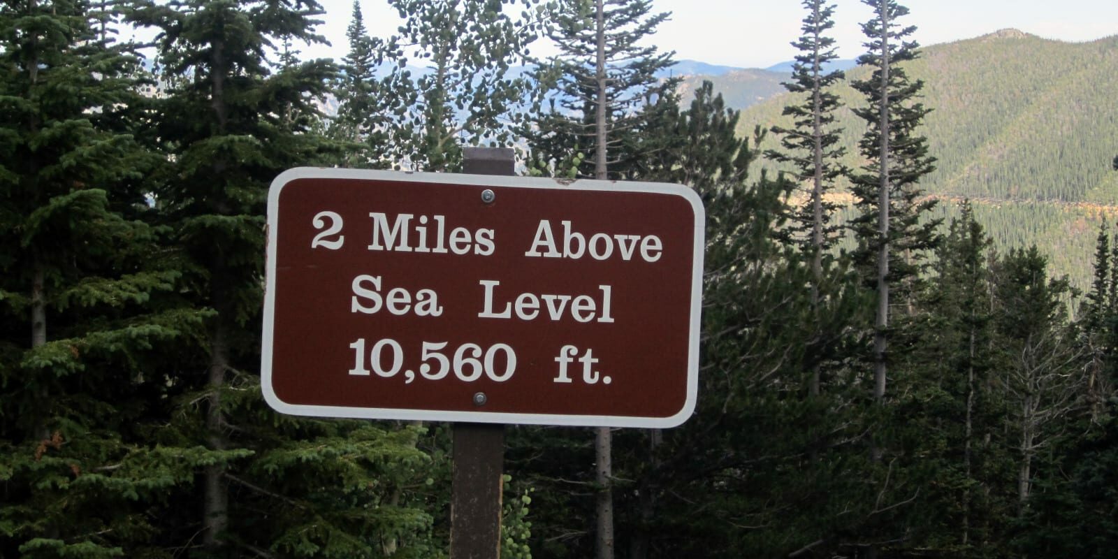 Colorado Slang Two Miles High RMNP Trail Ridge Road