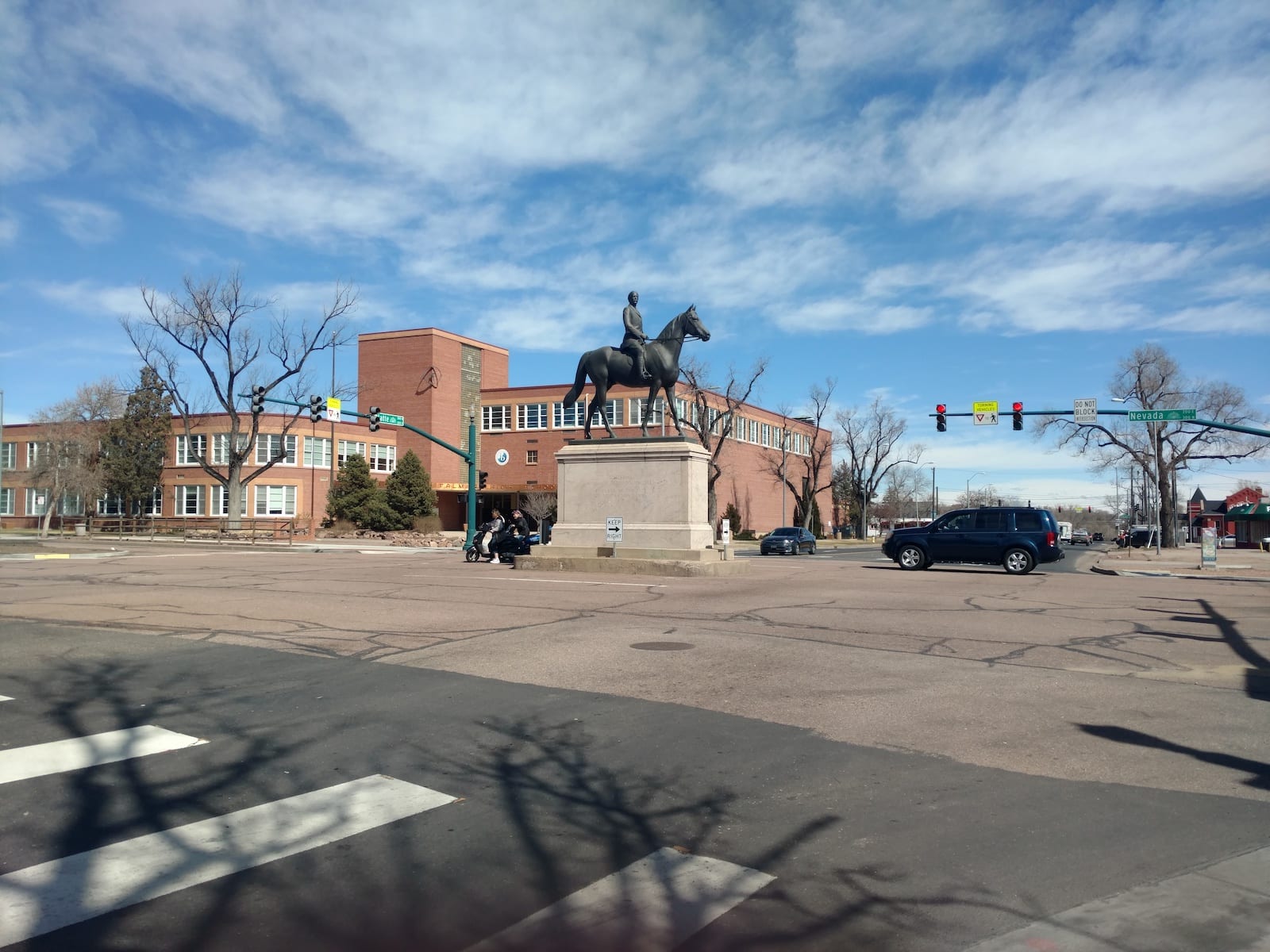 Patung Jenderal William Palmer Colorado Springs