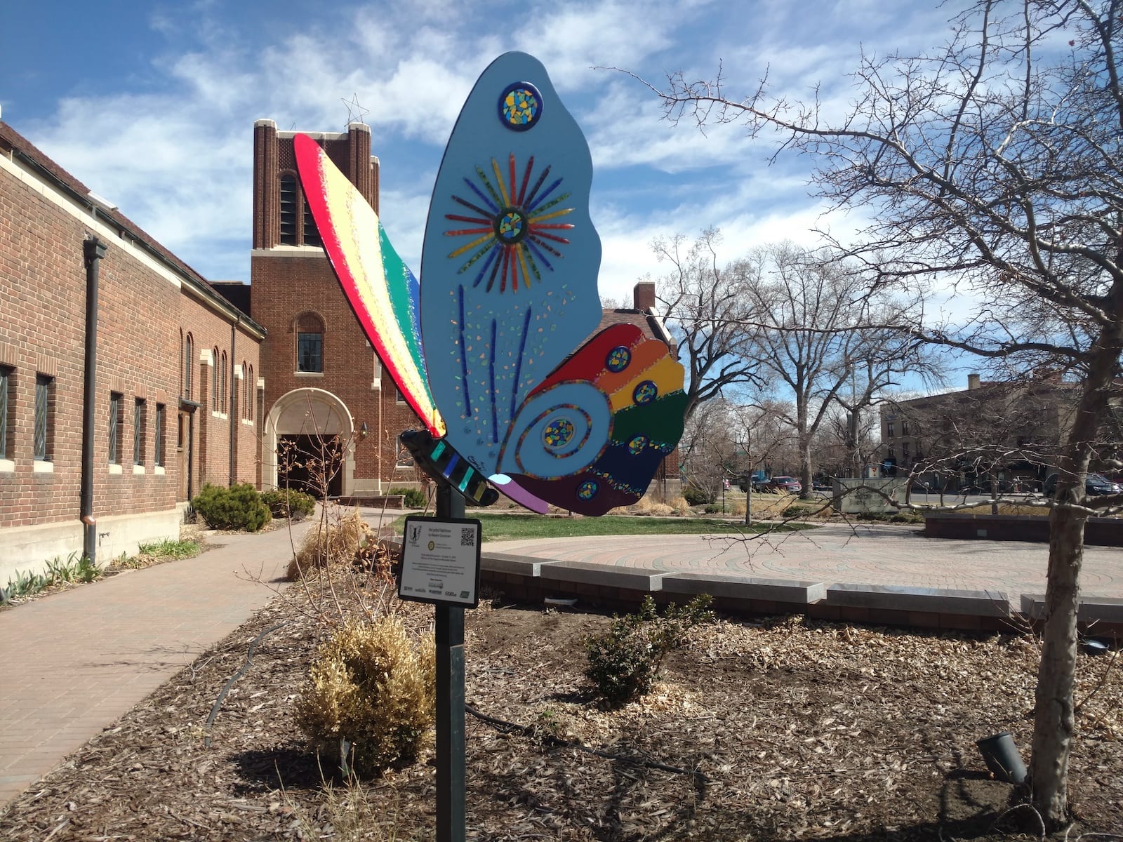 Recycled Rainbow Sculpture Colorado Springs