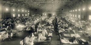 Spanish Flu Camp Funston Kansas Emergency Hospital