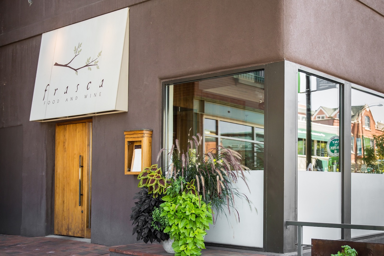 Image of the exterior of Frasca in Boulder, Colorado