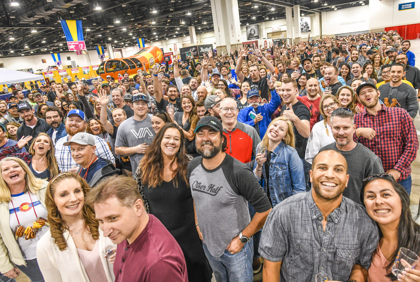 Gambar keramaian di Great American Beer Festival di Colorado