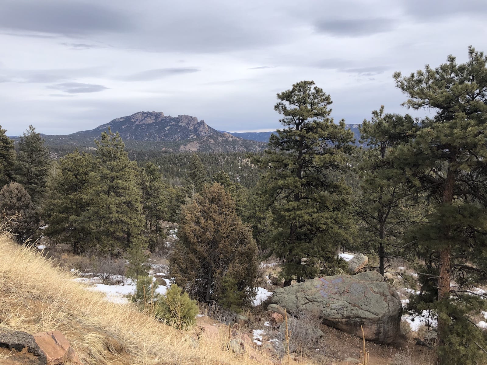 Highway CO-67 Mountain Views North of Woodland Park