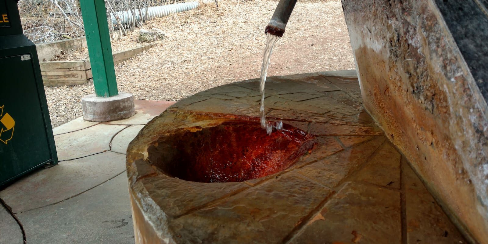 Iron Spring Geyser Water Fountain Manitou Springs CO