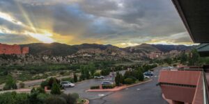 Garden of the Gods Summer Sunset