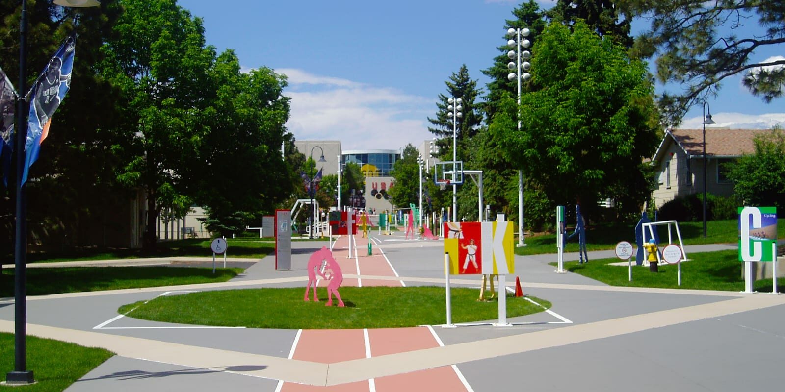 Olympic Training Center Courtyard, CO