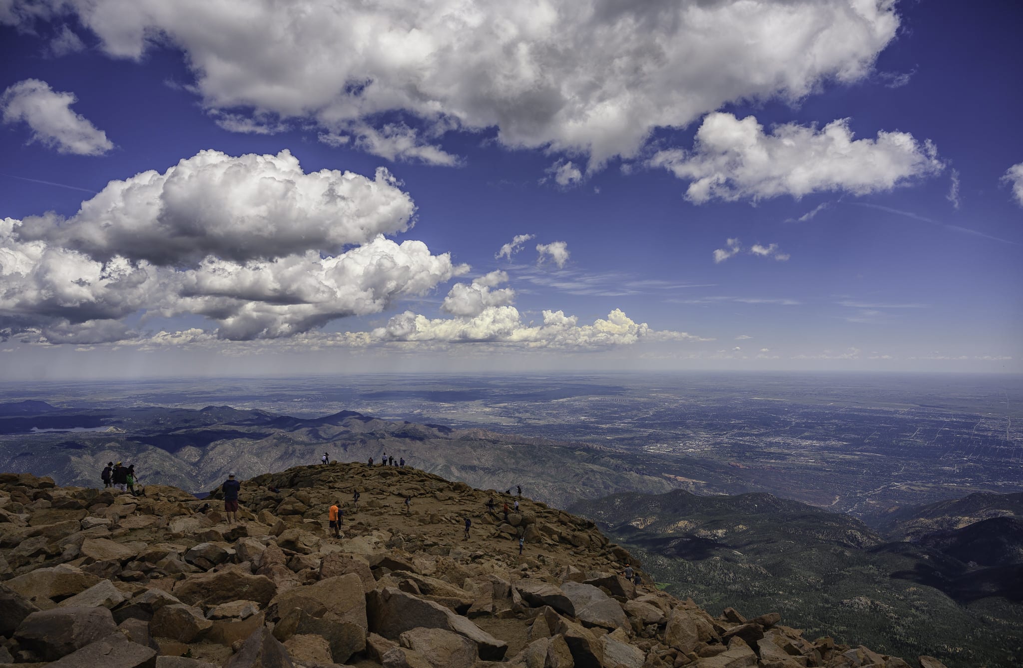 views from Pikes Peak