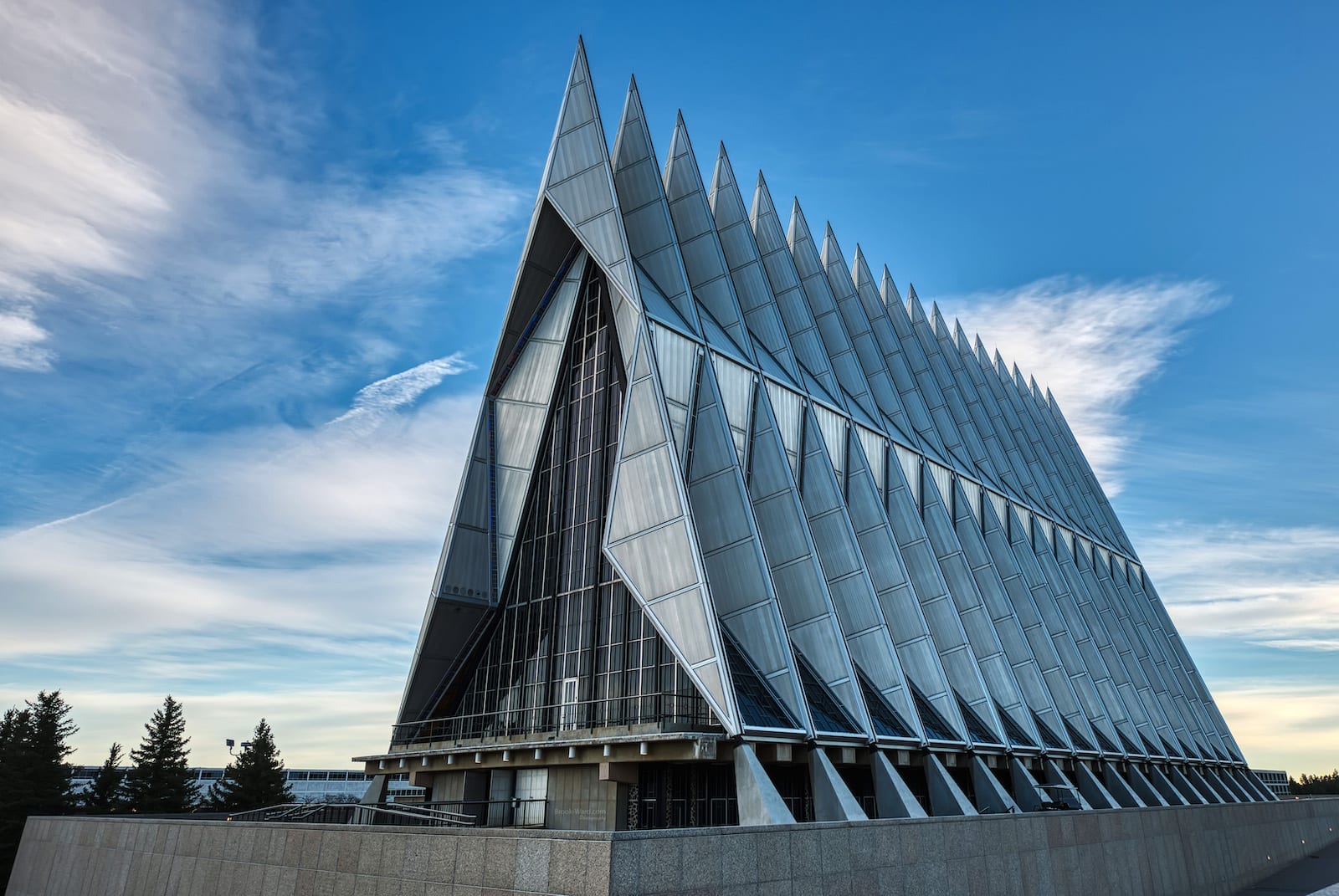United States Air Force Academy Colorado Springs CO Cadet Chapel