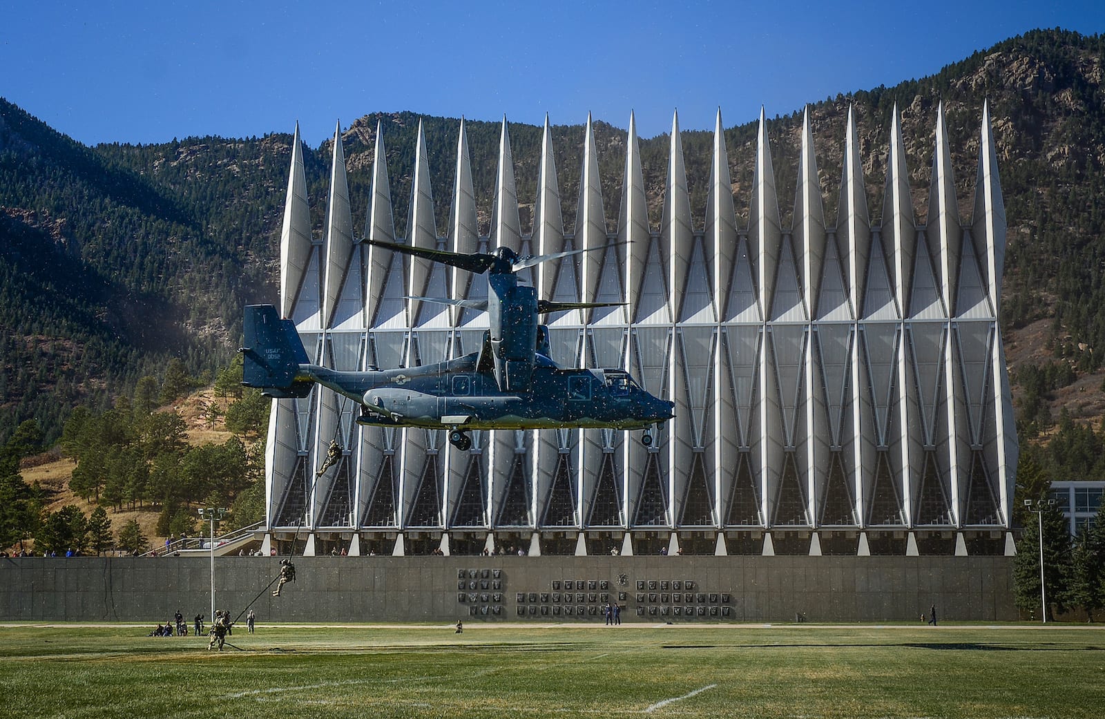 United States Air Force Academy Colorado Springs CO Cadet Chapel 