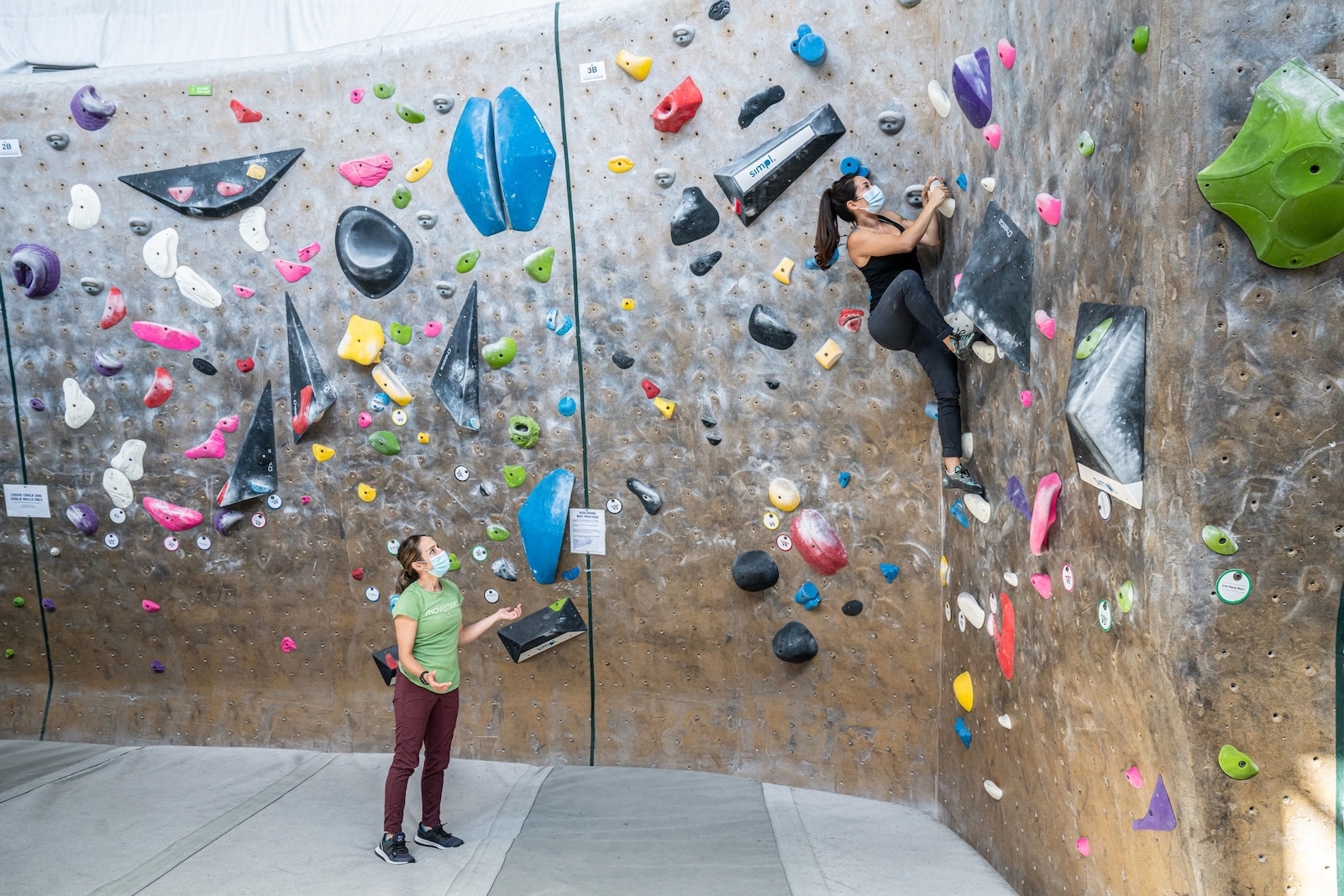Image of people climbing at Movement in RiNo Denver, Colorado