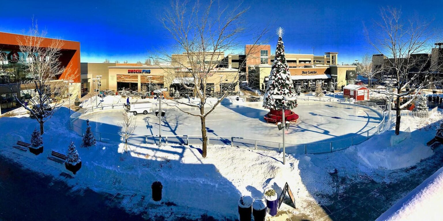 The Pond Ice Skating Rink at Foothills Mall Fort Collins, CO