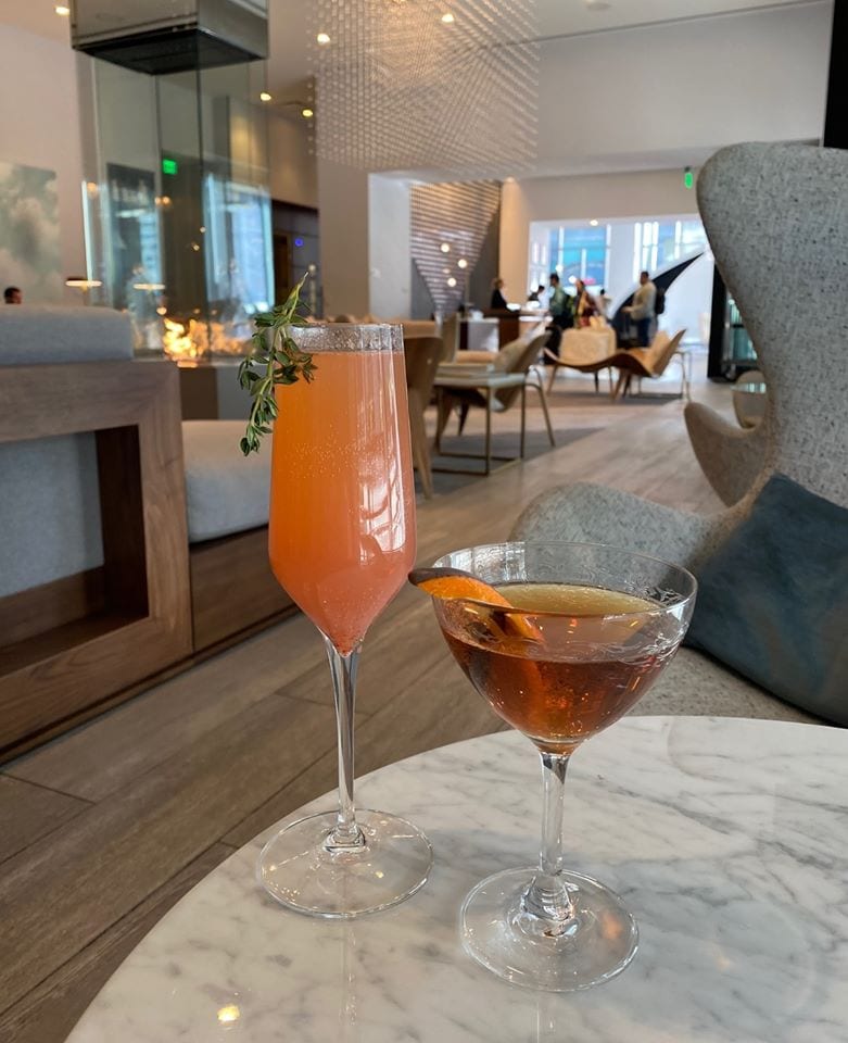 cocktails at the lobbyist le meridian denver