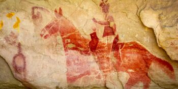 Colorado Native Americans Ute Mountain Park Pictograph