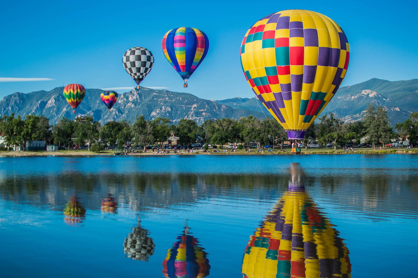 Balloon Classic in Memorial Park, Colorado Springs.