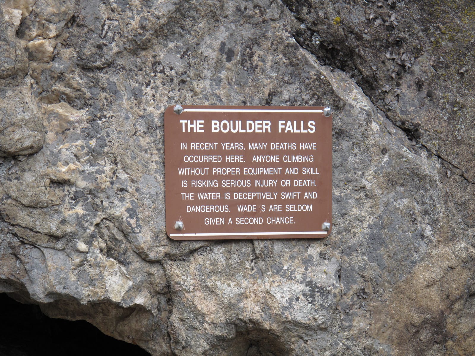 Boulder Falls in Boulder, CO