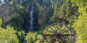 Bridal Veil Falls & Charlie Tayler Water Wheel, CO